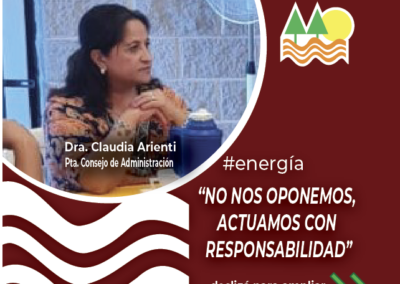 “NO NOS OPONEMOS, ACTUAMOS CON RESPONSABILIDAD”