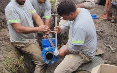 CULMINAMOS LA REPARACIÓN DEFINITIVA DEL ACUEDUCTO TRES CONDORES
