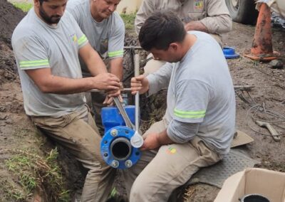 CULMINAMOS LA REPARACIÓN DEFINITIVA DEL ACUEDUCTO TRES CONDORES