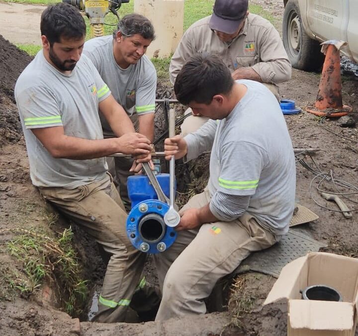 CULMINAMOS LA REPARACIÓN DEFINITIVA DEL ACUEDUCTO TRES CONDORES