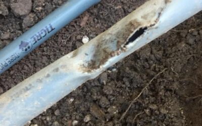REEMPLAZO DE CAÑERÍA TRONCAL AVERIADA POR MAQUINARIA MUNICIPAL