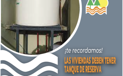 LAS VIVIENDAS DEBEN TENER TANQUE🛢️ DE RESERVA 💦 DOMICILIARIA