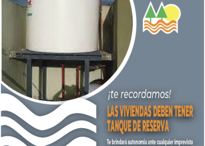 LAS VIVIENDAS DEBEN TENER TANQUE🛢️ DE RESERVA 💦 DOMICILIARIA