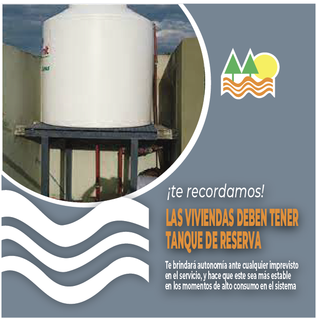 LAS VIVIENDAS DEBEN TENER TANQUE🛢️ DE RESERVA 💦 DOMICILIARIA