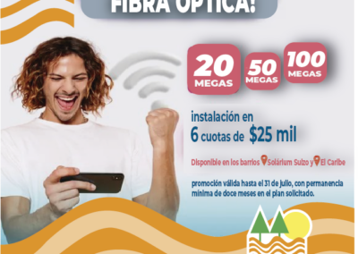 Ya podés pasarte a la fibra